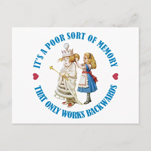 ES IST EINE ARME SPEICHERART, DIE HINTERGRUND FUNK POSTKARTE (Vorderseite)