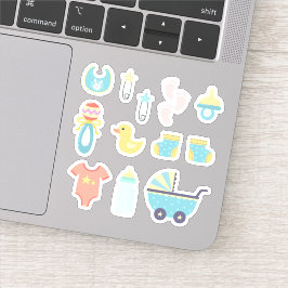 Es ist eine Baby Blue Baby Dusche Aufkleber