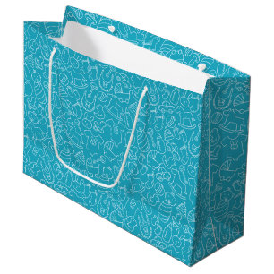 Es ist eine Baby Blue Baby Dusche Große Geschenktüte