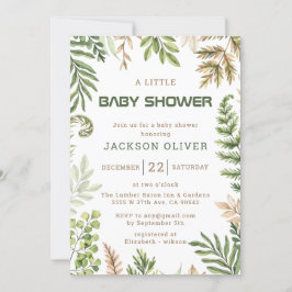 Es ist eine Baby-Dusche für Jungen Safari Einladung