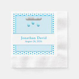 Es ist eine Babydusche, die sich an Ihre Bedürfnis Serviette