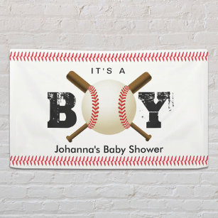 Es ist eine Boy Baseball Stitching Sports Baby Dus Banner