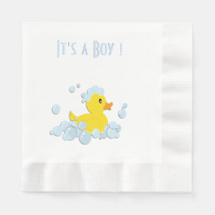Es ist eine Boy Duck Serviette