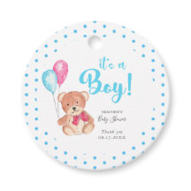 Es ist eine Boy Teddy Bear Baby Dusche Niedlich Bl