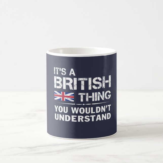 Es ist eine britische Sache Kaffeetasse (Mittel)