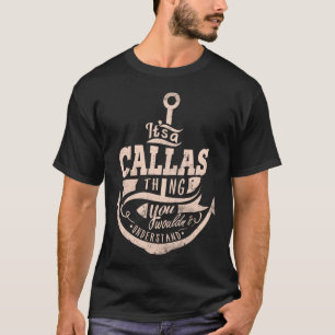 Es ist eine CALLAS-Sache, du würdest es nicht vers T-Shirt