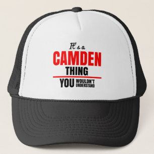 Es ist eine Camden Sache, die man den Namen nicht Truckerkappe