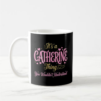 Es ist eine Catherine-Sache Rosa Gold Frauen Gesch Kaffeetasse