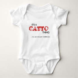 Es ist eine Catto-Sache... Säugling Baby Strampler