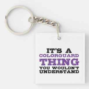 Es ist eine Colorguard Sache Schlüsselanhänger