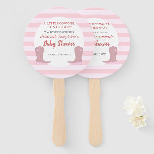 Es ist eine Cowgirl-Land-Babyparty-Fans Fächer