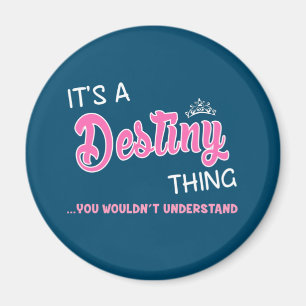 Es ist eine Destiny Sache, die man nicht verstehen Magnet