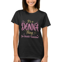Es ist eine Donna-Sache Rosa Gold Frauen Geschenk