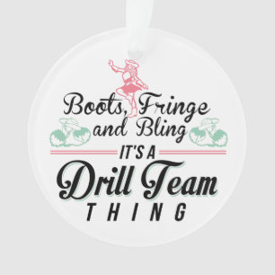 Es ist eine Drillteam-Sache Ornament