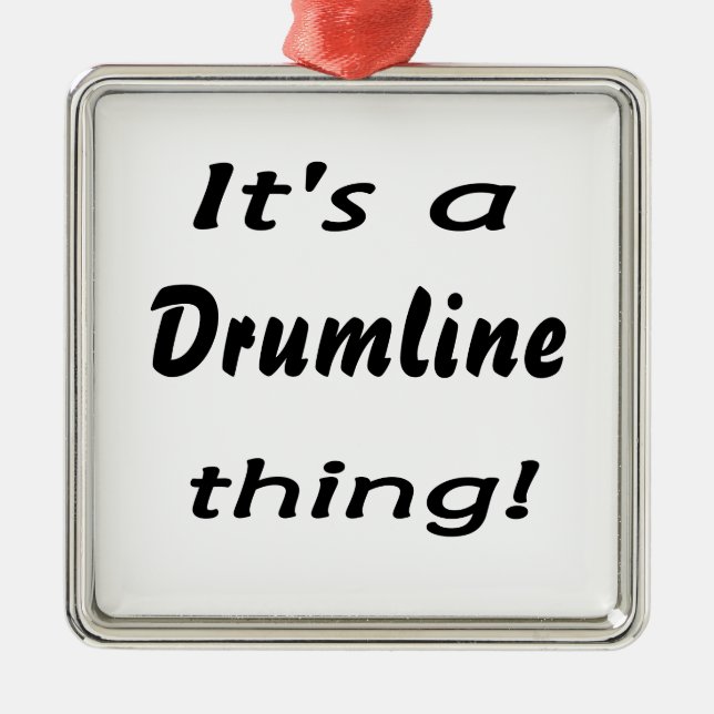 Es ist eine drumline Sache! Ornament Aus Metall (Vorne)