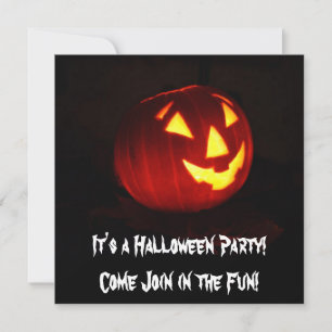 Es ist eine Einladung für Halloween-Partys