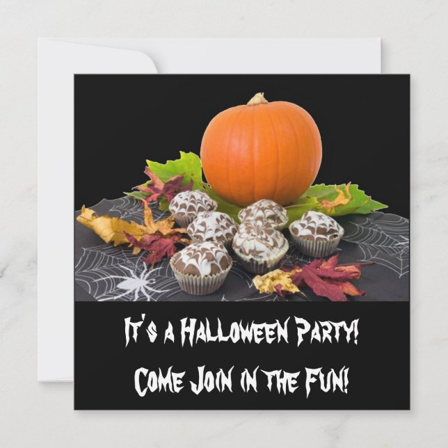 Es ist eine Einladung für Halloween-Partys (Vorderseite)