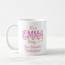 Es ist eine Emma-Sache Rosa Gold Frauen Geschenk