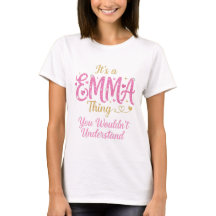 Es ist eine Emma-Sache Rosa Gold Frauen Geschenk