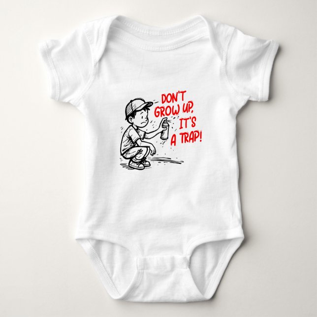 Es ist eine Falle Baby Strampler (Vorderseite)