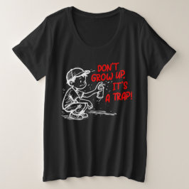 Es ist eine Falle Große Größe T-Shirt