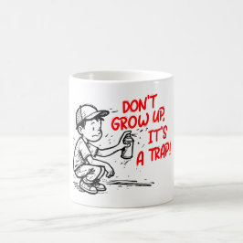 Es ist eine Falle Kaffeetasse