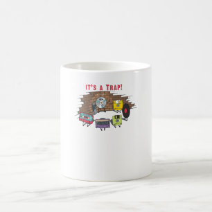 Es ist eine Falle Kaffeetasse
