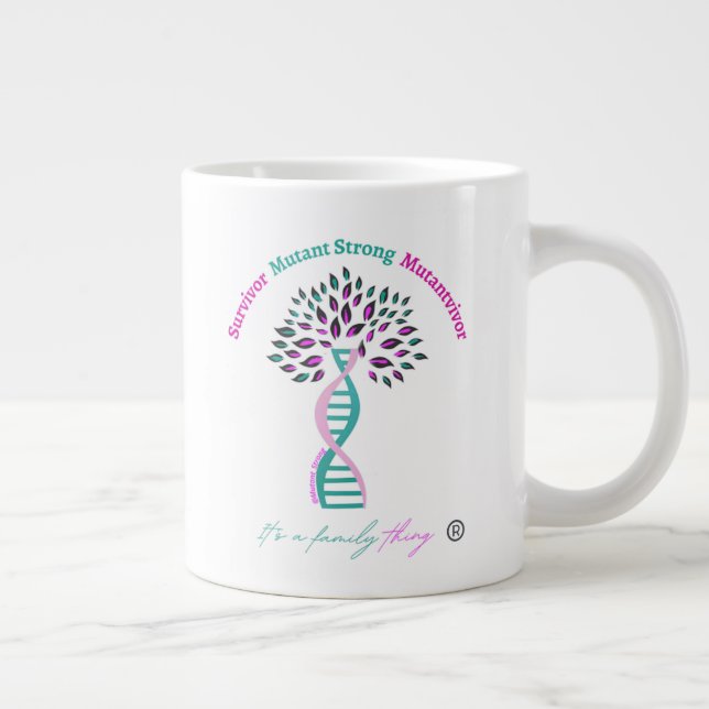 Es ist eine Familienangelegenheit  Jumbo-Tasse (Rechts)