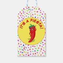 Es ist eine Fiesta mit Konfetti-Muster