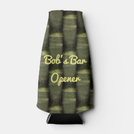 Es ist eine Flasche Flaschenkühler