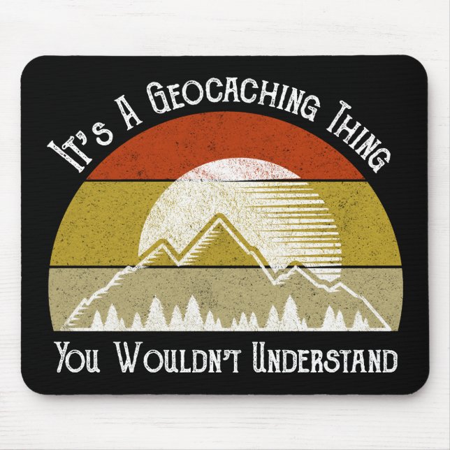 Es ist eine Geocaching-Sache - man würde es nicht  Mousepad (Vorne)