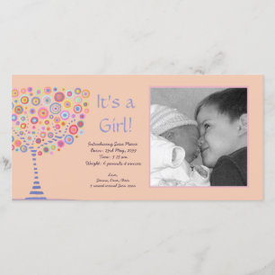 Es ist eine Girl New Baby Announcement Geschenkide Ankündigung