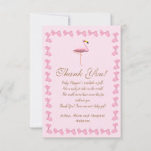 Es ist eine Girl Pink Flamingo Baby Dusche Vielen