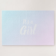 Es ist eine Girl-Rosa-Farbe-Geschlecht