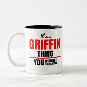 Es ist eine Griffin-Sache, die du nicht verstehen  Zweifarbige Tasse