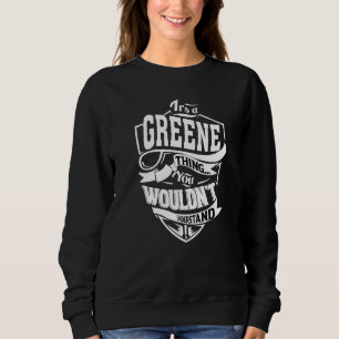Es ist eine grüne Sache Sweatshirt