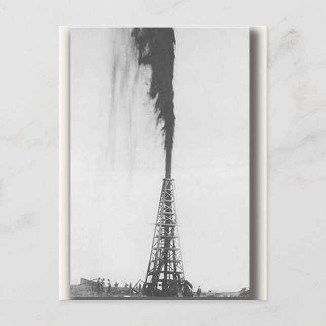 Es ist eine Gusher Postkarte (Vorderseite)