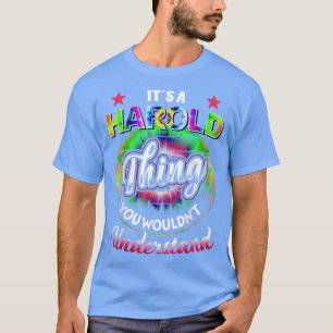 Es ist eine Harold Thing Gefärbte Krawatte Harold T-Shirt