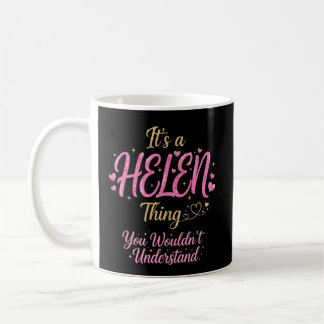 Es ist eine Helen-Sache Rosa Gold Frauen Geschenk Kaffeetasse