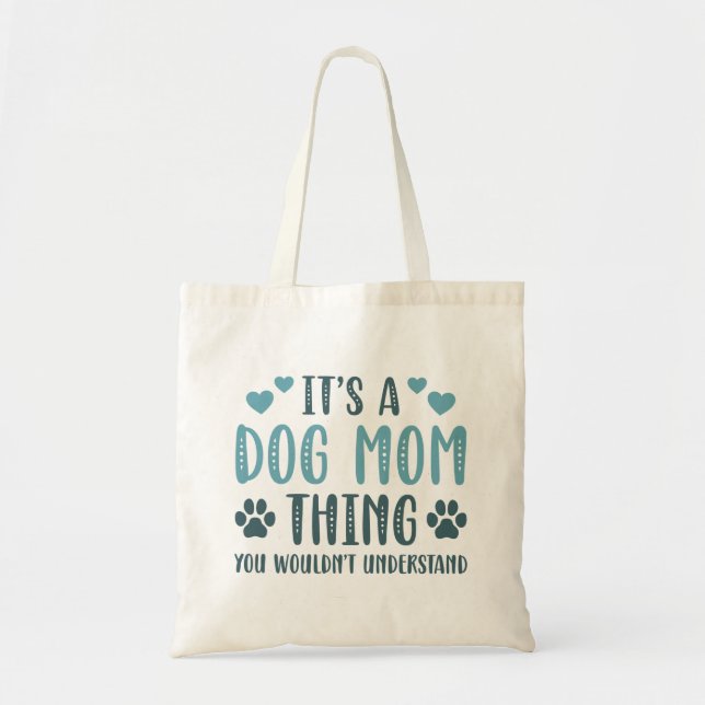 Es ist eine Hunde-Mama Tragetasche (Vorne)