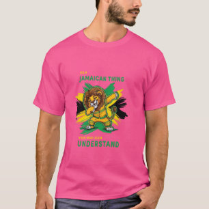 Es ist eine jamaikanische Sache, Rasta Reggae Lion T-Shirt