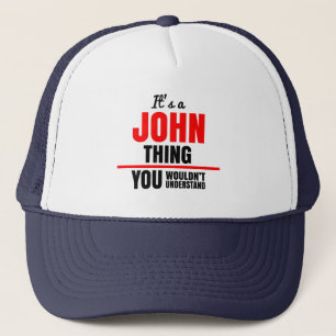 Es ist eine John-Sache, die man nicht verstehen wü Truckerkappe