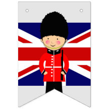 Es ist eine Junge Union Jack Theme Kinderdusche