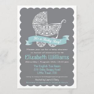 Es ist eine Jungen-Babyparty-Einladung Einladung