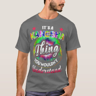 Es ist eine Kanesha Thing Gefärbte Krawatte 60er 7 T-Shirt