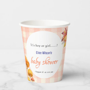 Es ist eine kleine, märchenhafte Babydusche Pappbecher