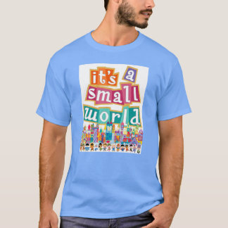 es ist eine kleine Welt voll grafisches Mädchen T-Shirt