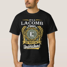 Es ist eine Lacomb-Sache, die du nicht verstehen k