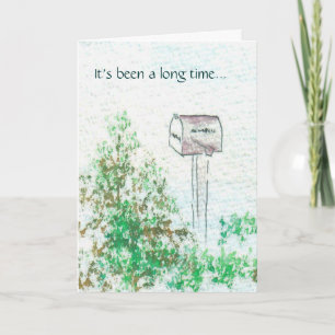 Es ist eine lange Zeit… gewesen Karte