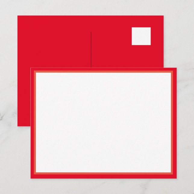 Es ist eine leere Postkarte (Vorne/Hinten)